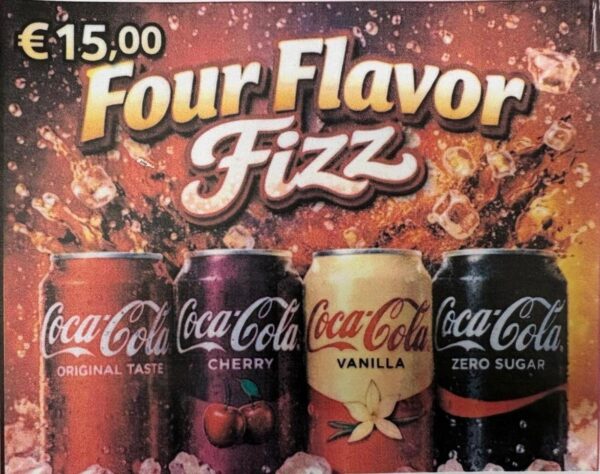 Coca Cola Four Flavour Fizz 24x33cl
